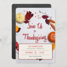 Thanksgiving Invitation