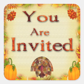 thumbnail image 2 of Happy Thanksgiving Harvest Envelope Seals Labels Stickers – Party Favors Express (20+ Count) 2 of 5
