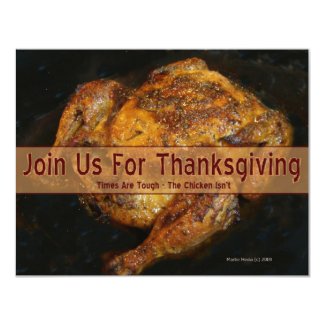 Thanksgiving Invitation (Humorous 1 - Personalize)