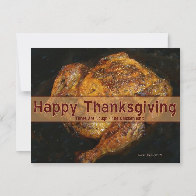 Thanksgiving Invitation (Humorous 2 - Personalize) (Front)