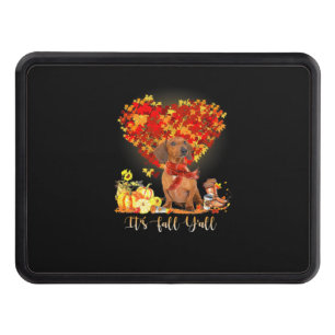 Thanksgiving It's Fall Y'all Dachshund Hitch Cover