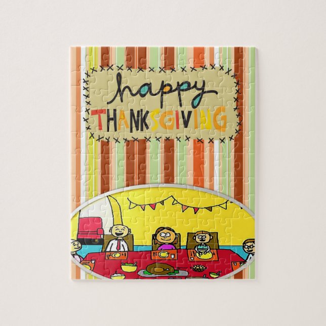 Thanksgiving Jigsaw Puzzle (Vertical)
