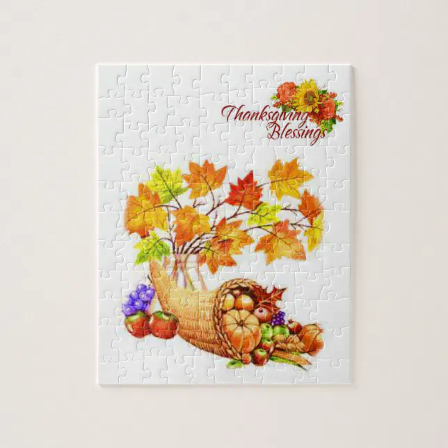 Thanksgiving Jigsaw Puzzle Zazzle