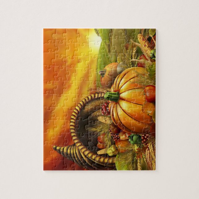 Thanksgiving Jigsaw Puzzle (Vertical)