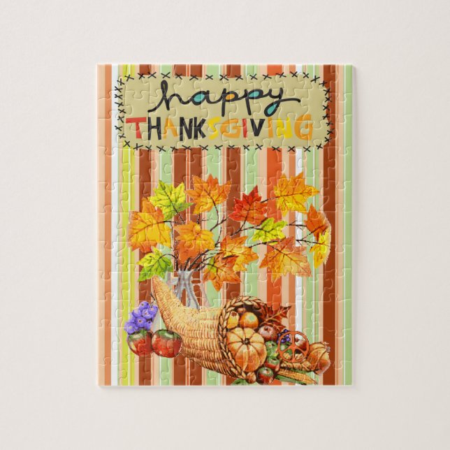 Thanksgiving Jigsaw Puzzle (Vertical)