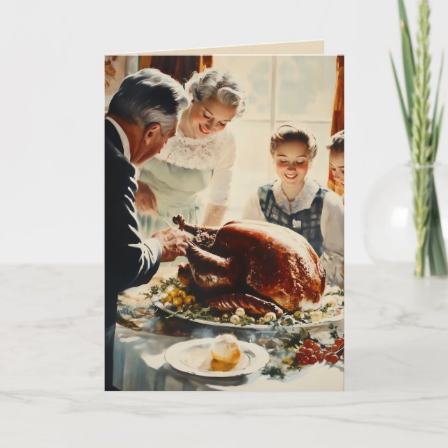 Thanksgiving Joy: A Family Feast Invitation (Front)