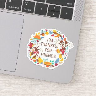 Thanksgiving Joy with Mickey and Minnie Sticker
