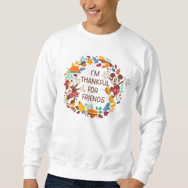 Thanksgiving Joy with Mickey and Minnie Sweatshirt (Front)