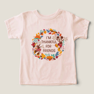 Thanksgiving Joy with Mickey and Minnie Toddler T-shirt
