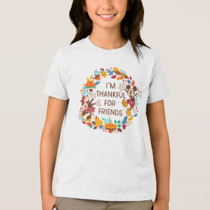 Thanksgiving Joy with Mickey and Minnie Tri-Blend Shirt