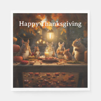 Thanksgiving Kids 16 Paper Napkins