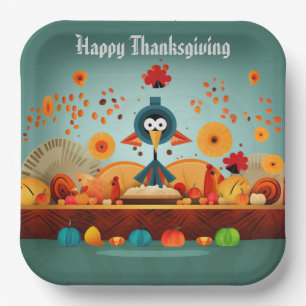 Thanksgiving Kids 1 Paper Plates