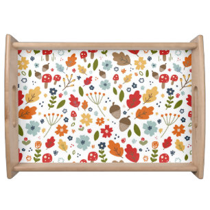 Thanksgiving Kitchen Dining Fall Colors Serving Tray