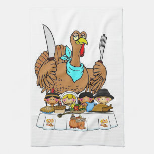 Thanksgiving Kitchen Hand Towel