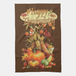 Thanksgiving Kitchen Hand Towel