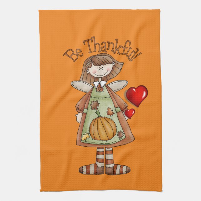 Thanksgiving Kitchen Hand Towel (Vertical)