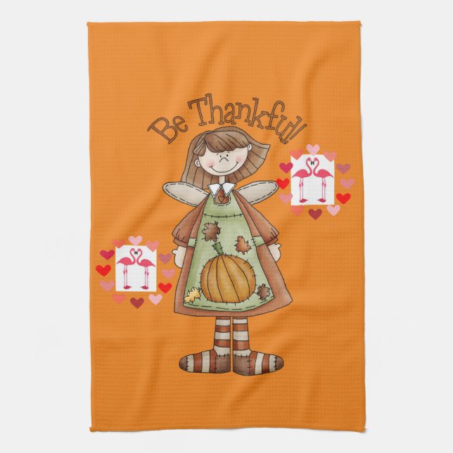 Thanksgiving Kitchen Hand Towel (Vertical)