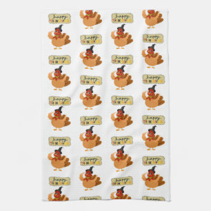 Thanksgiving Kitchen Hand Towel