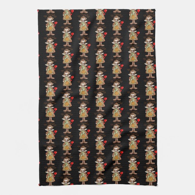 Thanksgiving Kitchen Hand Towel (Vertical)