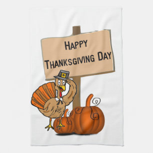 Thanksgiving Kitchen Hand Towel