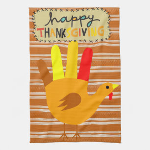 Thanksgiving Kitchen Hand Towel