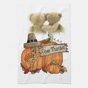Thanksgiving Kitchen Hand Towel
