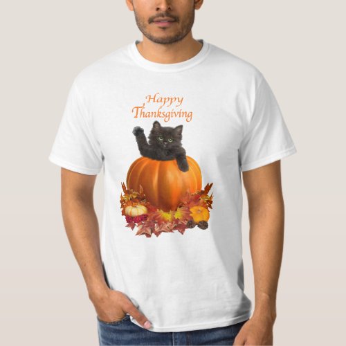 Thanksgiving Kitty T_Shirt