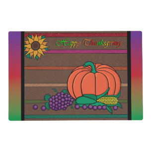 Thanksgiving Laminate Placemat