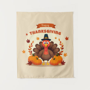 Thanksgiving large chicken tapestry