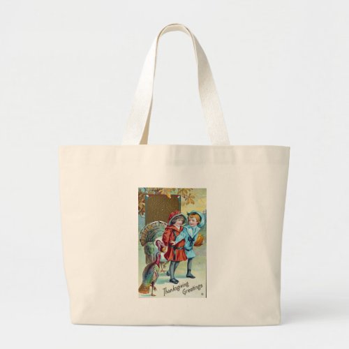 Thanksgiving Large Tote Bag