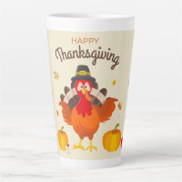 Thanksgiving Latte Mug