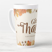 Thanksgiving Latte Mug