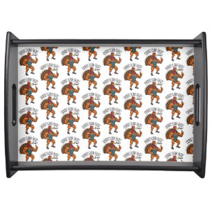 Thanksgiving Leg Day Serving Tray