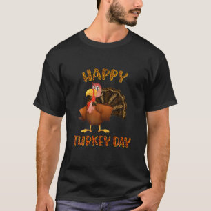 Thanksgiving Leopard Turkey Day 2021 Autumn Fall S T-Shirt