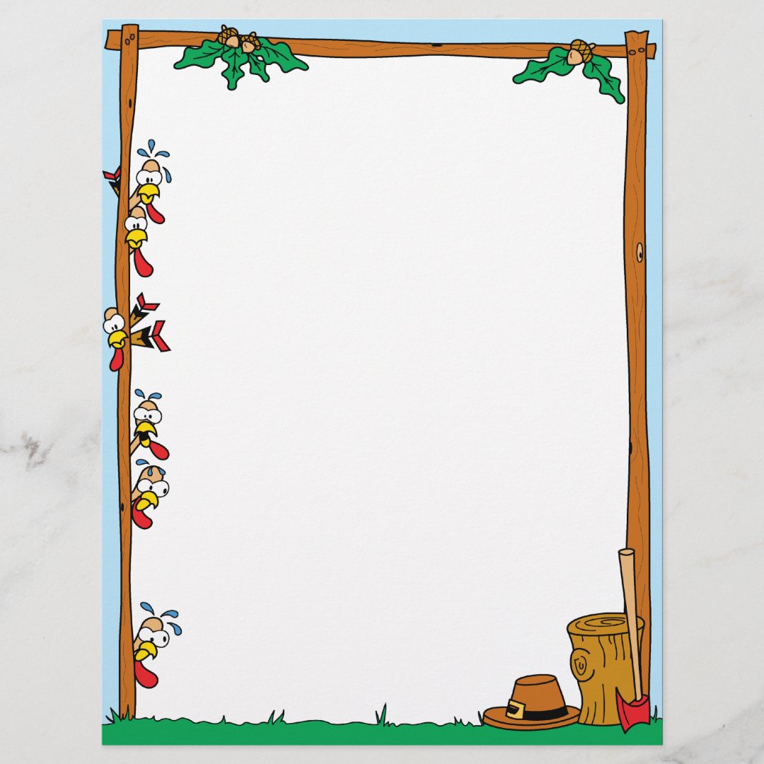 Thanksgiving Letterhead Zazzle