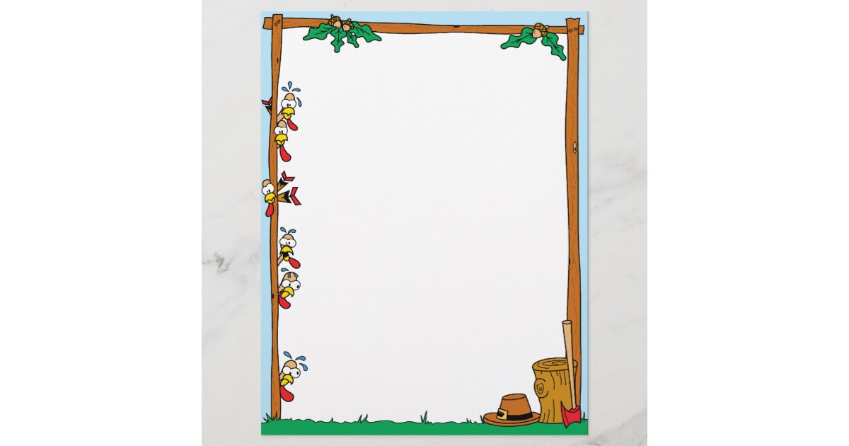 Thanksgiving Letterhead | Zazzle