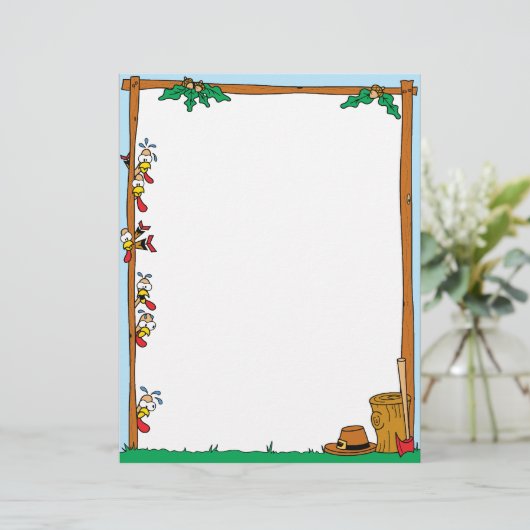 Thanksgiving Letterhead (Standing Front)