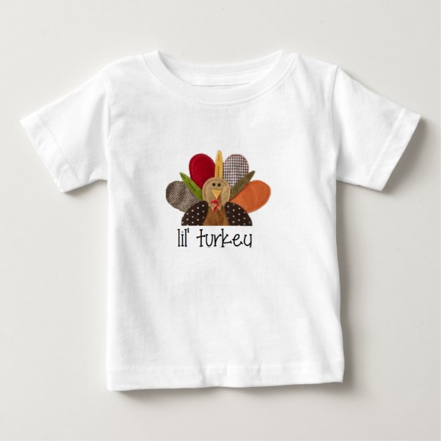 Thanksgiving-lil turkey baby T-Shirt (Front)