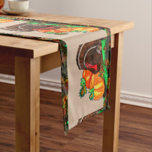 THANKSGIVING MAJESTIC TURKEY LONG TABLE RUNNER