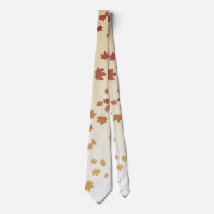 Thanksgiving Maple Leaves Neck Tie