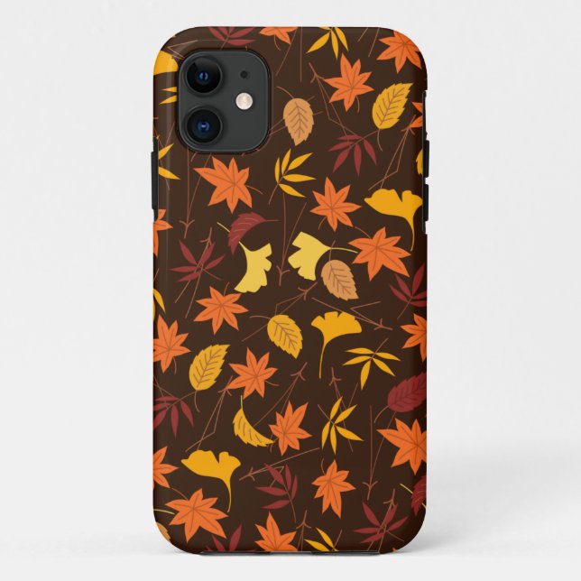 Thanksgiving Maple Leaves Pattern-25947 Case-Mate iPhone Case (Back)