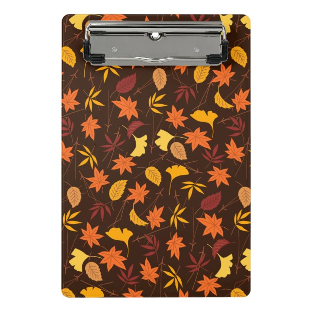 Thanksgiving Maple Leaves Pattern-25947 Mini Clipboard (Front)