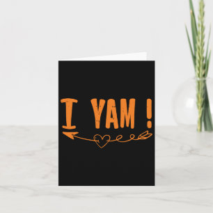 Thanksgiving Matching Couple She's My Sweet Potato Card