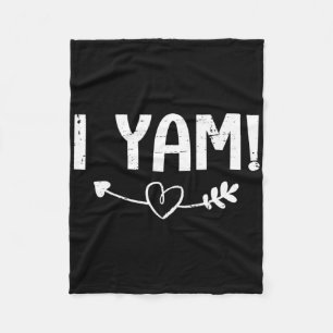 Thanksgiving Matching Couples She's My Sweet Potat Fleece Blanket