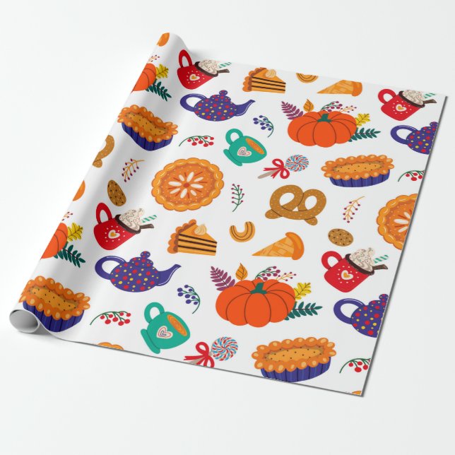 Thanksgiving Meme | Be Thankful For Everything Wrapping Paper (Unrolled)