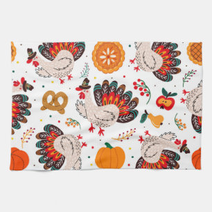 Thanksgiving Meme I Am Happy Because I Am Grateful Kitchen Towel