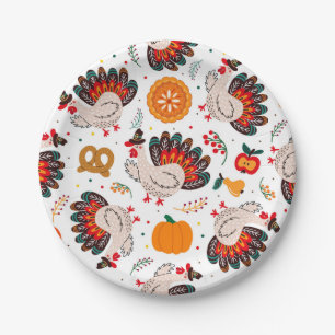 Thanksgiving Meme I Am Happy Because I Am Grateful Paper Plates