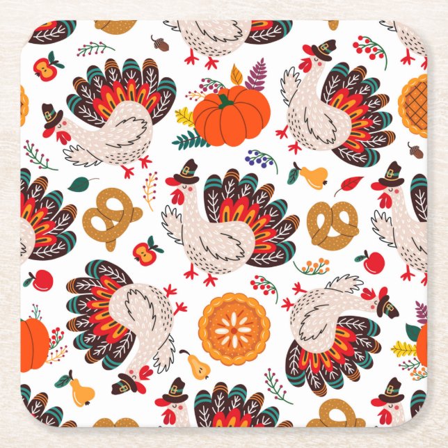 Thanksgiving Meme | Thanksgiving Is The Meal Square Paper Coaster (Front)