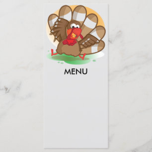 Thanksgiving menu