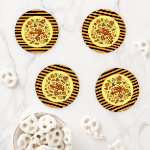Thanksgiving Modern Beautiful Autumn Collection Coaster Set